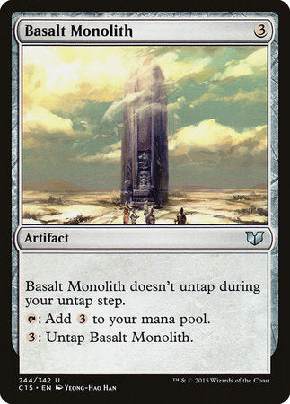 Basalt Monolith [Commander 2015] | Tacoma Games