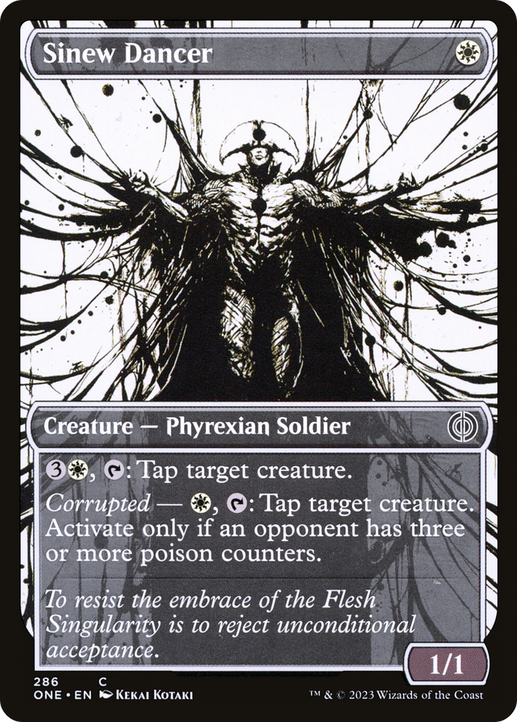 Sinew Dancer (Showcase Ichor) [Phyrexia: All Will Be One] | Tacoma Games