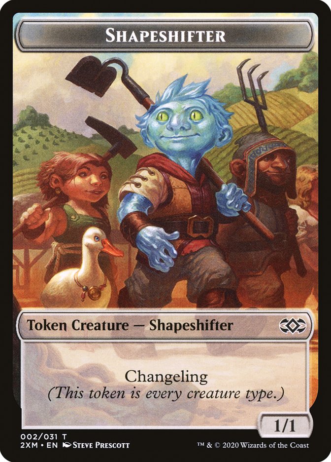 Shapeshifter Token [Double Masters] | Tacoma Games