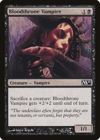 Bloodthrone Vampire [Magic 2011] | Tacoma Games