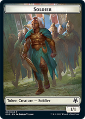 Soldier // Elf Warrior Double-Sided Token [Game Night: Free-for-All Tokens] | Tacoma Games
