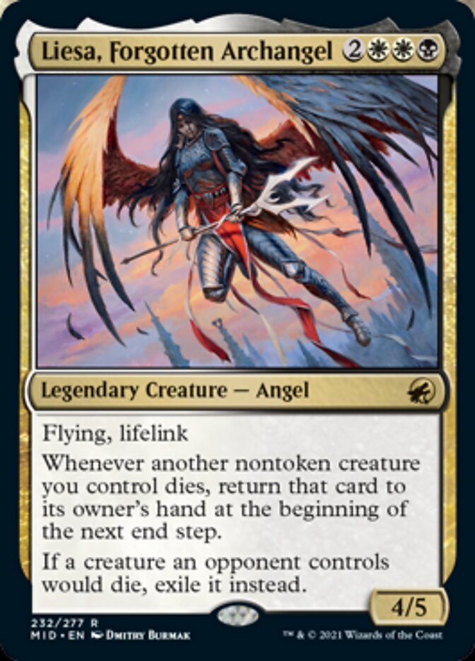 Liesa, Forgotten Archangel [Innistrad: Midnight Hunt] | Tacoma Games