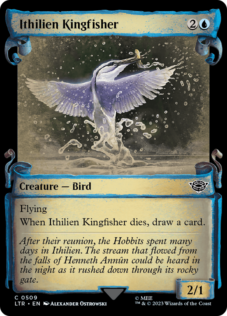 Ithilien Kingfisher [The Lord of the Rings: Tales of Middle-Earth Showcase Scrolls] | Tacoma Games