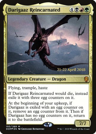 Darigaaz Reincarnated [Dominaria Promos] | Tacoma Games