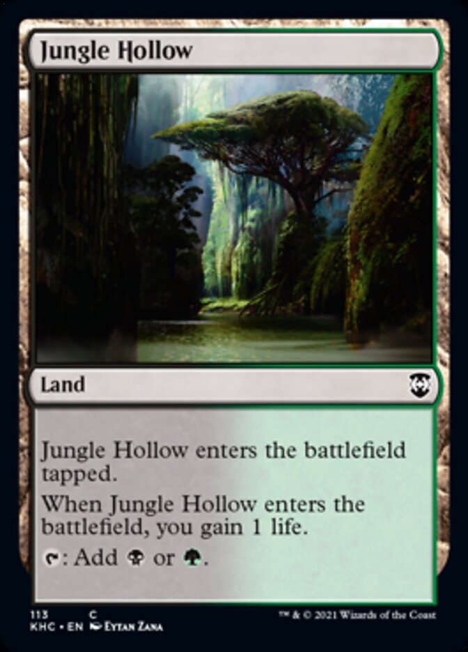 Jungle Hollow [Kaldheim Commander] | Tacoma Games