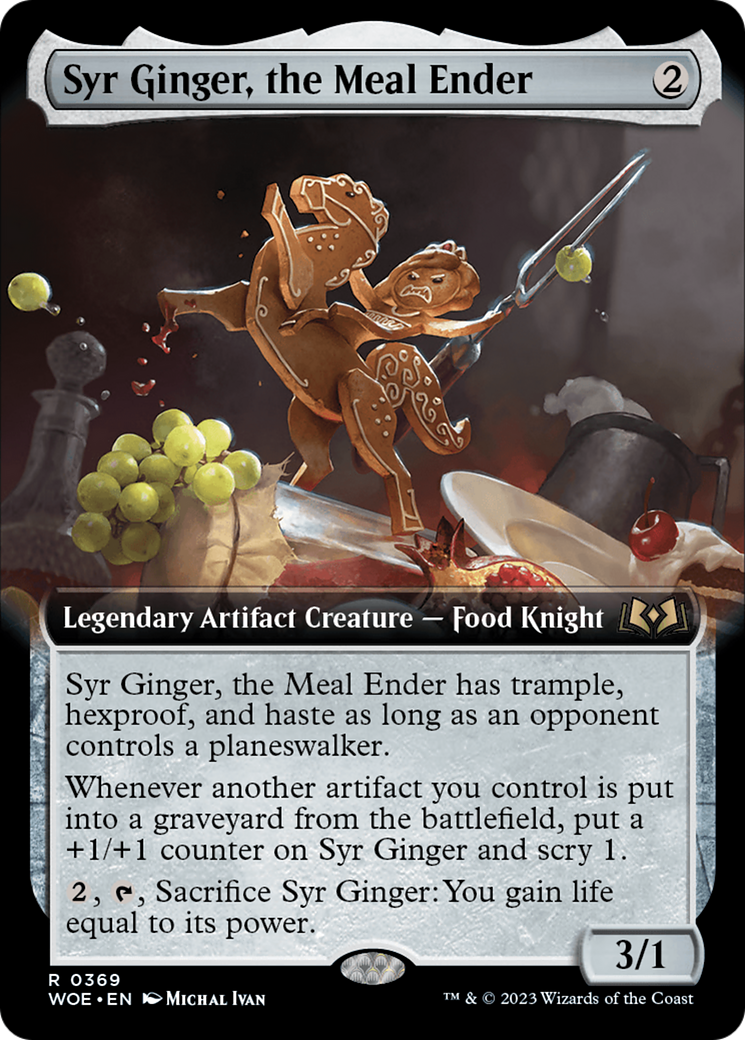 Syr Ginger, the Meal Ender (Extended Art) [Wilds of Eldraine] | Tacoma Games