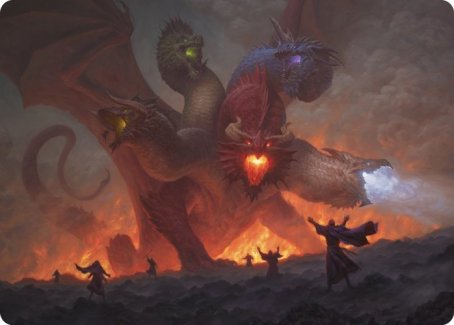 Tiamat Art Card [Dungeons & Dragons: Adventures in the Forgotten Realms Art Series] | Tacoma Games