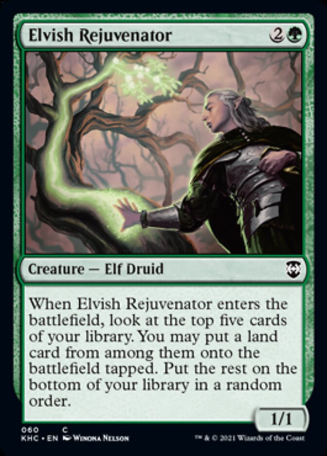Elvish Rejuvenator [Kaldheim Commander] | Tacoma Games