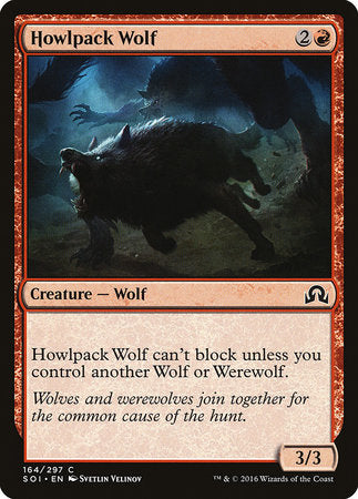 Howlpack Wolf [Shadows over Innistrad] | Tacoma Games