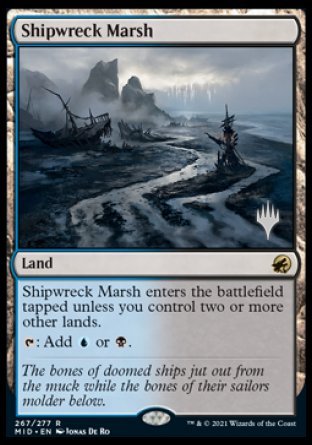 Shipwreck Marsh (Promo Pack) [Innistrad: Midnight Hunt Promos] | Tacoma Games