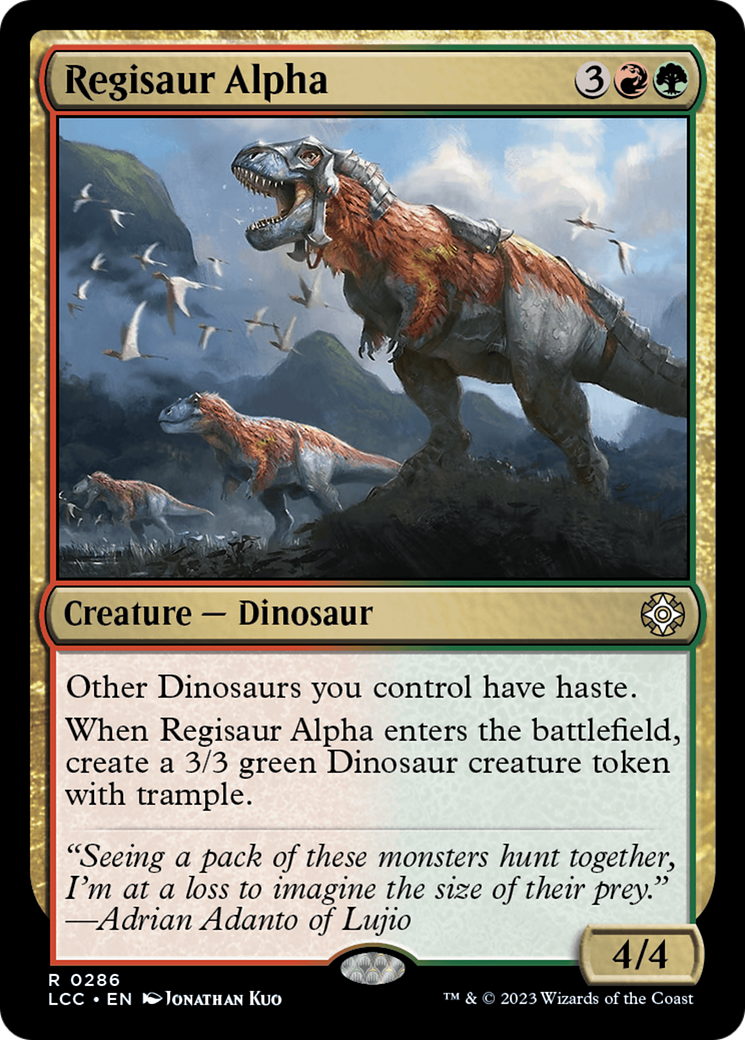 Regisaur Alpha [The Lost Caverns of Ixalan Commander] | Tacoma Games