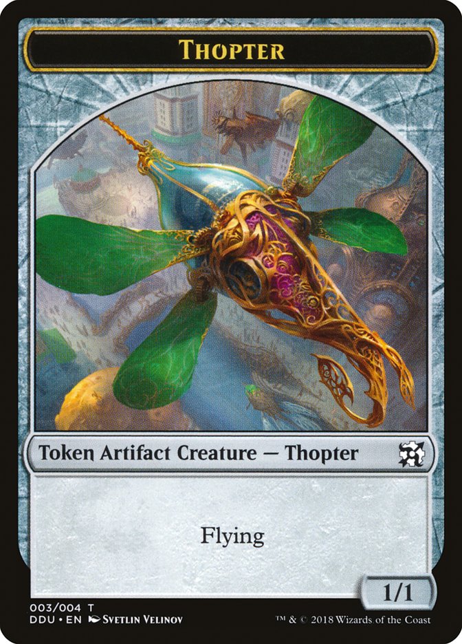 Thopter (003/004) [Duel Decks: Elves vs. Inventors Tokens] | Tacoma Games