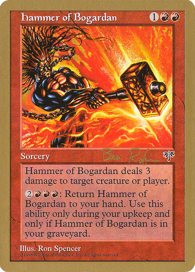 Hammer of Bogardan (Ben Rubin) [World Championship Decks 1998] | Tacoma Games