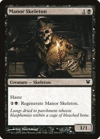 Manor Skeleton [Innistrad] | Tacoma Games