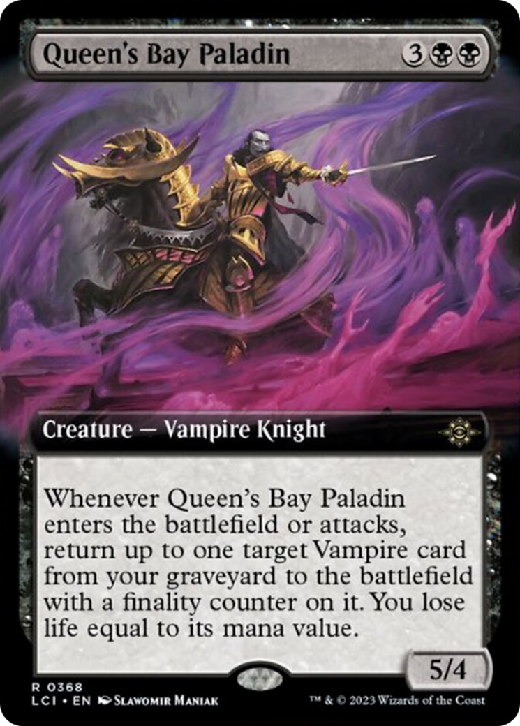 Queen's Bay Paladin (Extended Art) [The Lost Caverns of Ixalan] | Tacoma Games