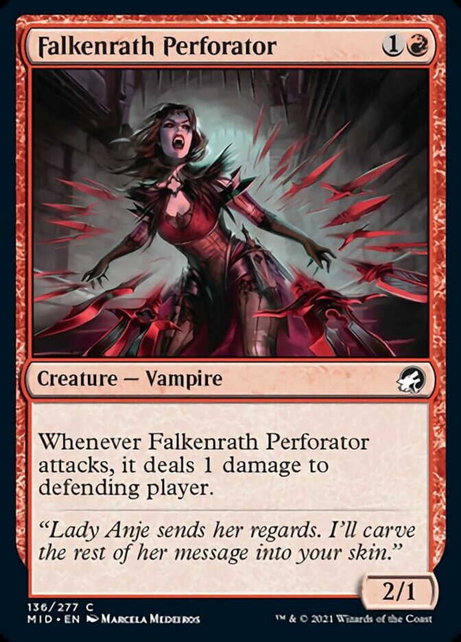 Falkenrath Perforator [Innistrad: Midnight Hunt] | Tacoma Games