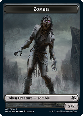 Zombie // Angel Double-Sided Token [Game Night: Free-for-All Tokens] | Tacoma Games