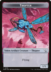 Soldier // Thopter Double-Sided Token [March of the Machine Tokens] | Tacoma Games