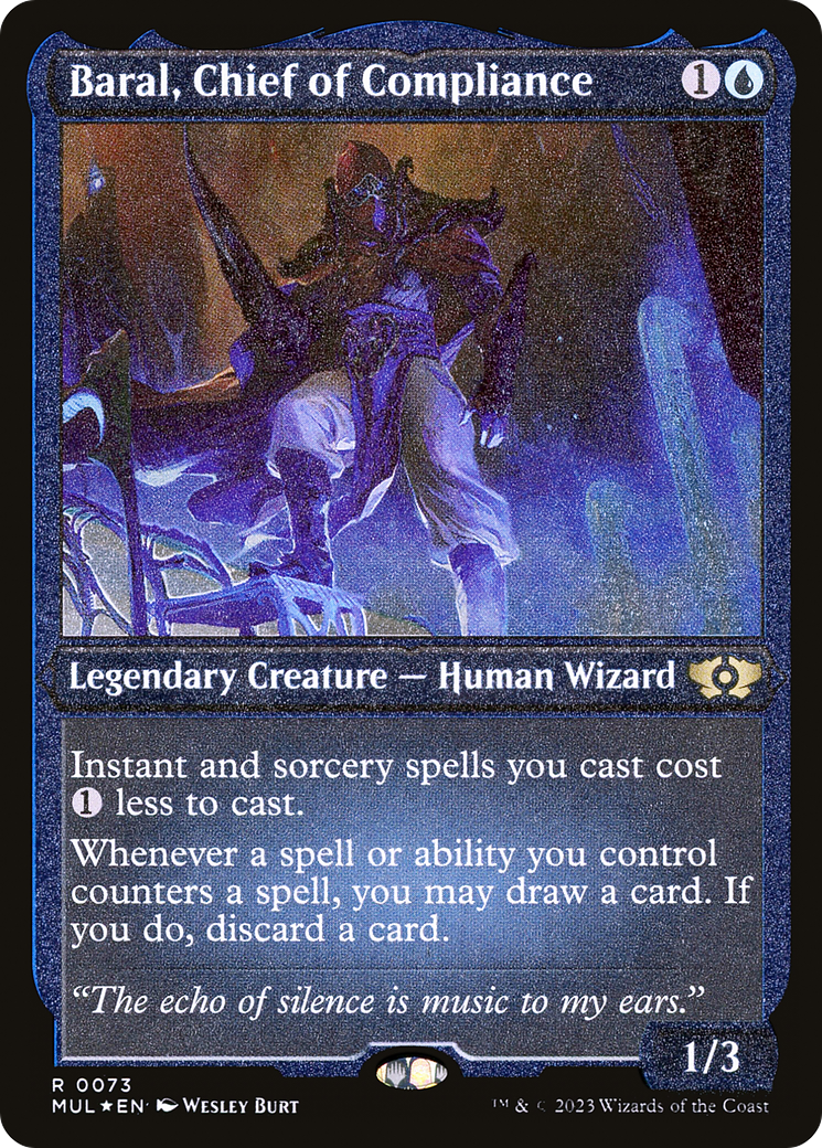 Baral, Chief of Compliance (Foil Etched) [Multiverse Legends] | Tacoma Games