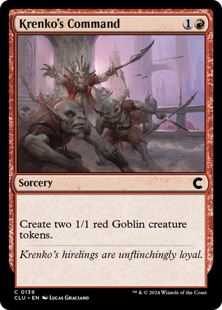 Krenko's Command [Ravnica: Clue Edition] | Tacoma Games