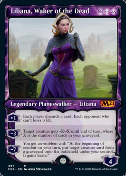 Liliana, Waker of the Dead (Showcase) [Core Set 2021] | Tacoma Games