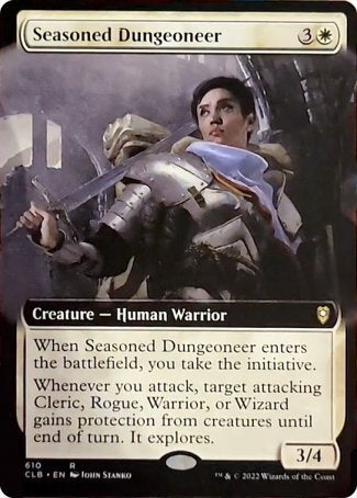 Seasoned Dungeoneer (Extended Art) [Commander Legends: Battle for Baldur's Gate] | Tacoma Games