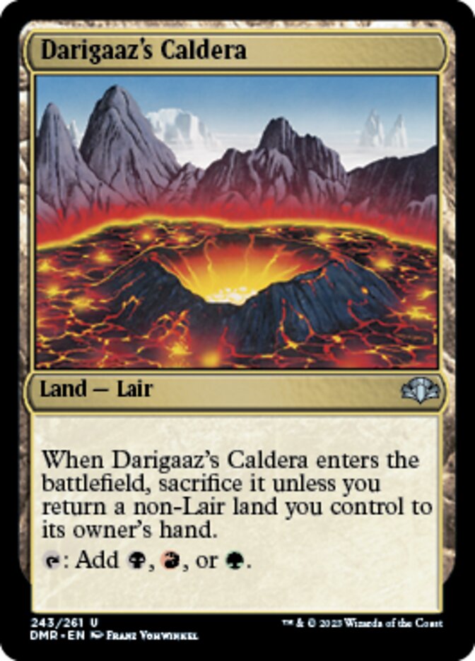 Darigaaz's Caldera [Dominaria Remastered] | Tacoma Games