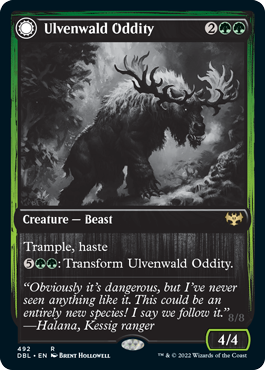Ulvenwald Oddity // Ulvenwald Behemoth [Innistrad: Double Feature] | Tacoma Games