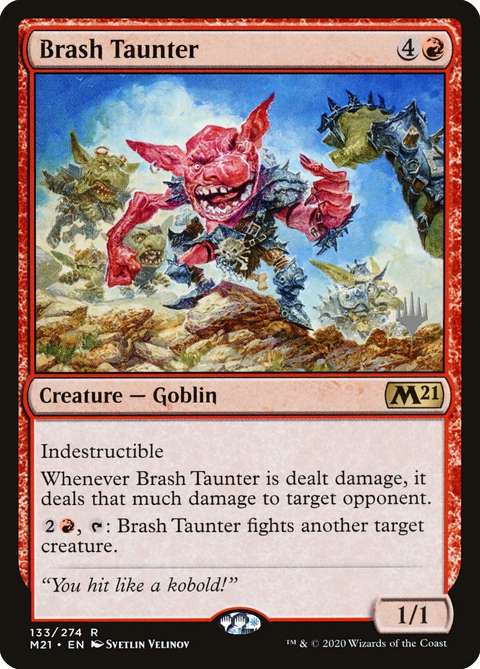 Brash Taunter (Promo Pack) [Core Set 2021 Promos] | Tacoma Games