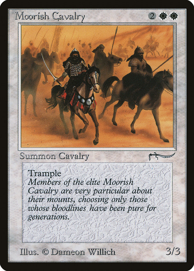 Moorish Cavalry (Dark Mana Cost) [Arabian Nights] | Tacoma Games