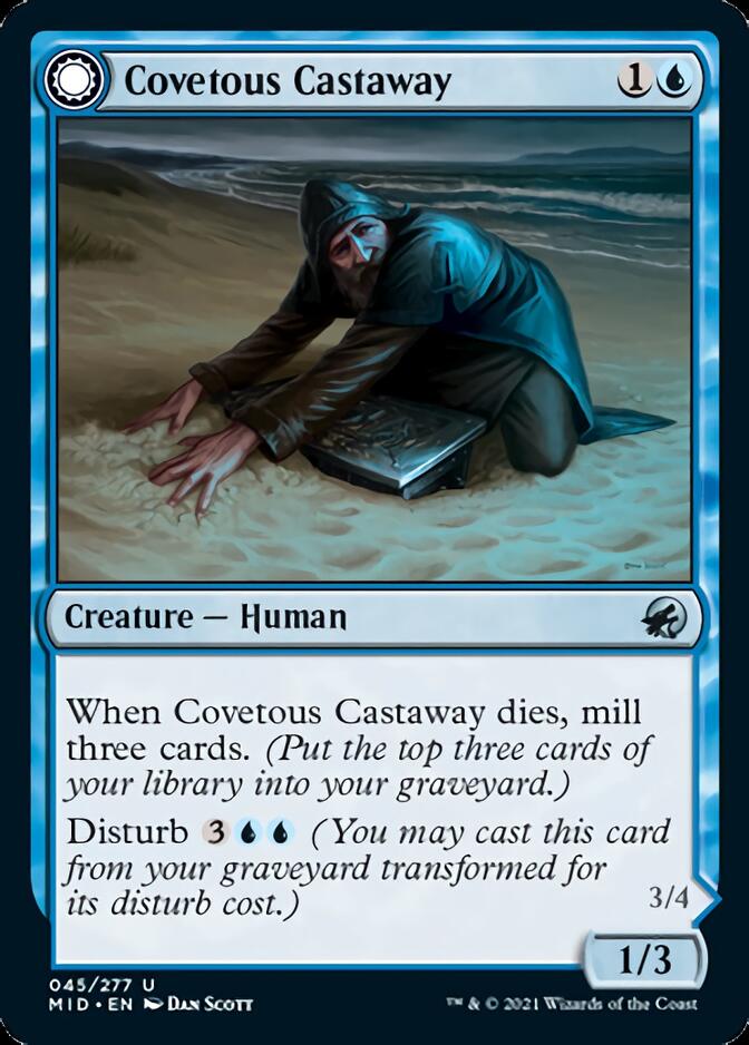 Covetous Castaway // Ghostly Castigator [Innistrad: Midnight Hunt] | Tacoma Games