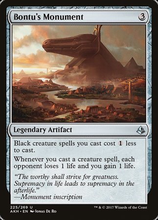 Bontu's Monument [Amonkhet] | Tacoma Games