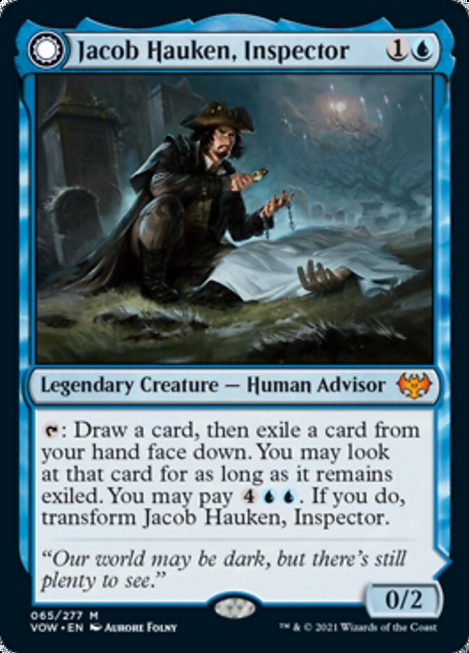 Jacob Hauken, Inspector // Hauken's Insight [Innistrad: Crimson Vow] | Tacoma Games