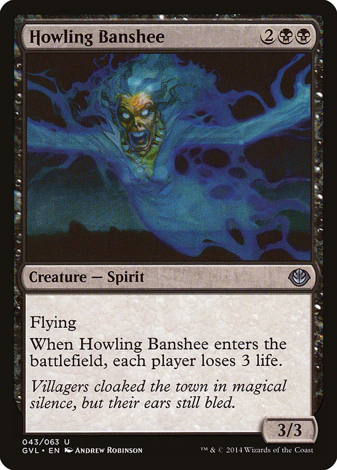 Howling Banshee (Garruk vs. Liliana) [Duel Decks Anthology] | Tacoma Games