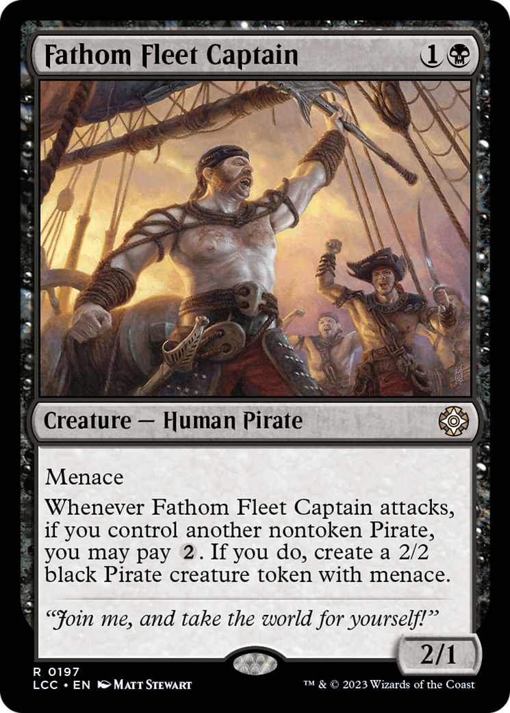 Fathom Fleet Captain [The Lost Caverns of Ixalan Commander] | Tacoma Games