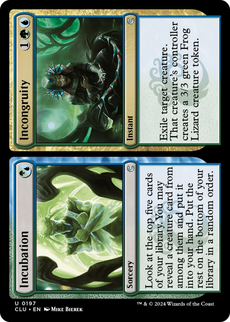 Incubation // Incongruity [Ravnica: Clue Edition] | Tacoma Games