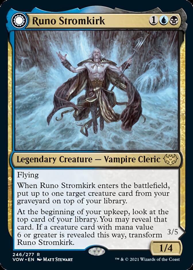 Runo Stromkirk // Krothuss, Lord of the Deep [Innistrad: Crimson Vow] | Tacoma Games