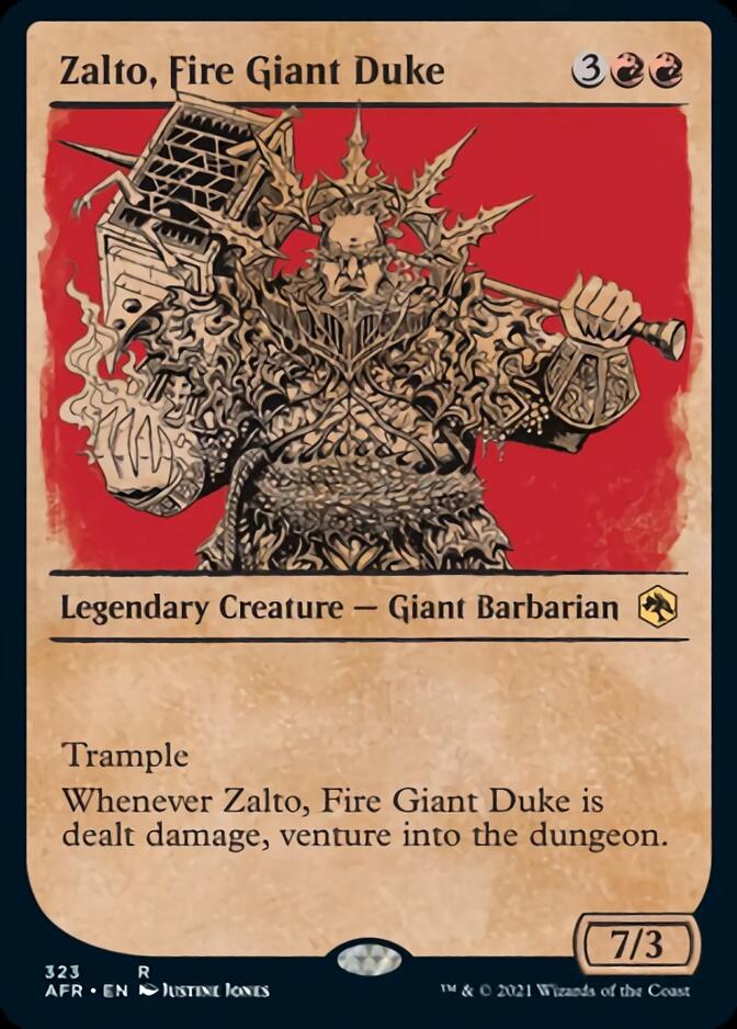 Zalto, Fire Giant Duke (Showcase) [Dungeons & Dragons: Adventures in the Forgotten Realms] | Tacoma Games