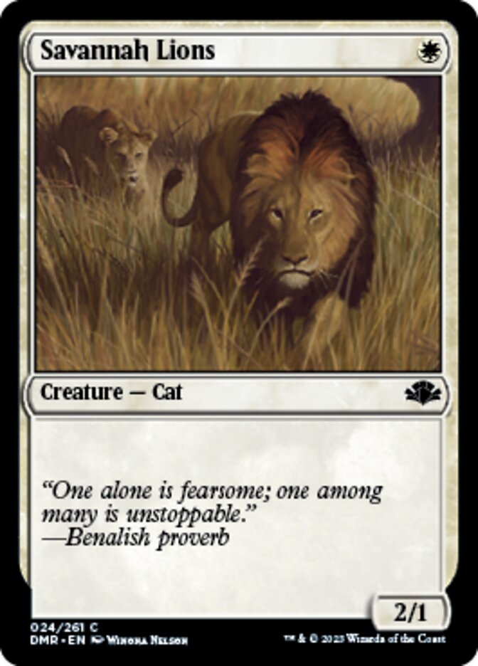 Savannah Lions [Dominaria Remastered] | Tacoma Games