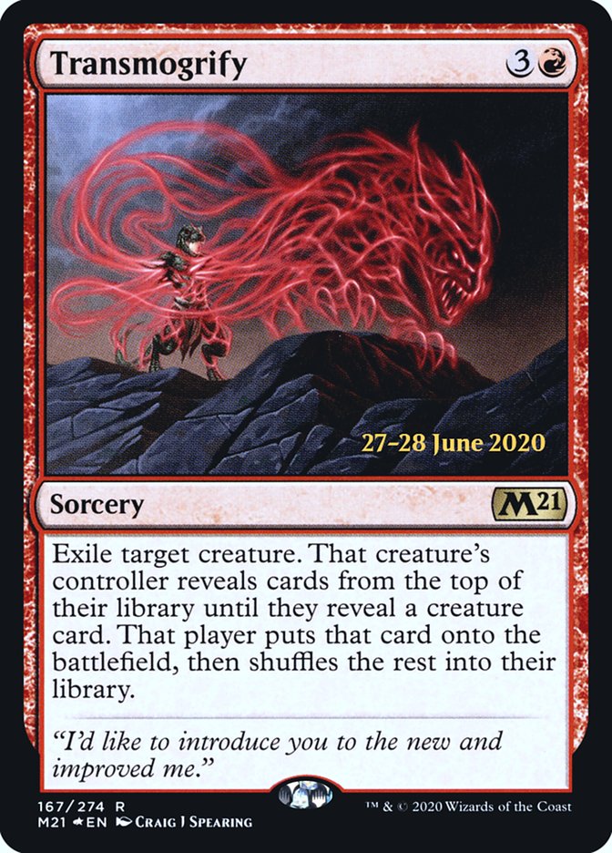 Transmogrify  [Core Set 2021 Prerelease Promos] | Tacoma Games