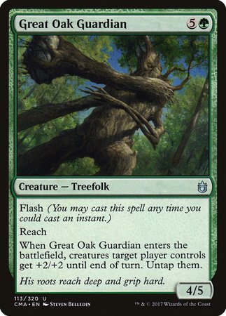 Great Oak Guardian [Commander Anthology] | Tacoma Games