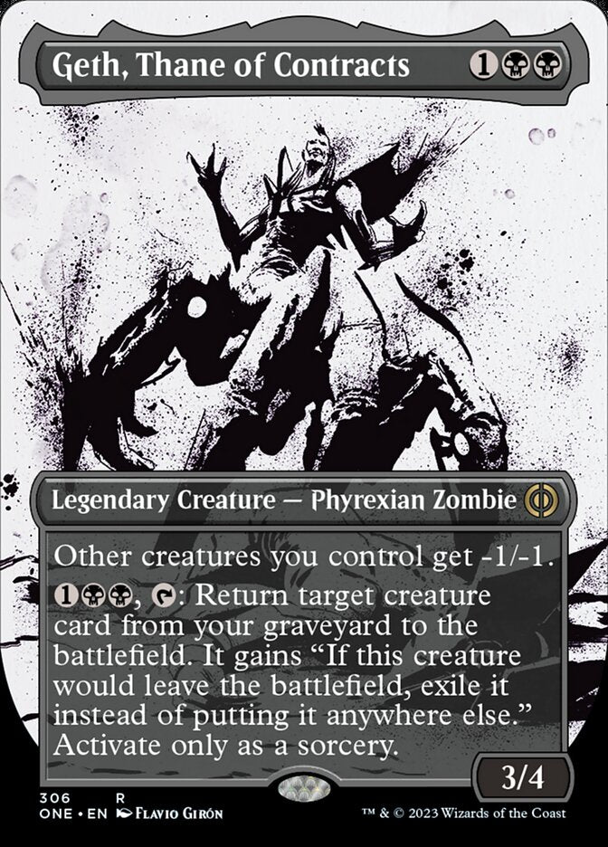 Geth, Thane of Contracts (Borderless Ichor) [Phyrexia: All Will Be One] | Tacoma Games