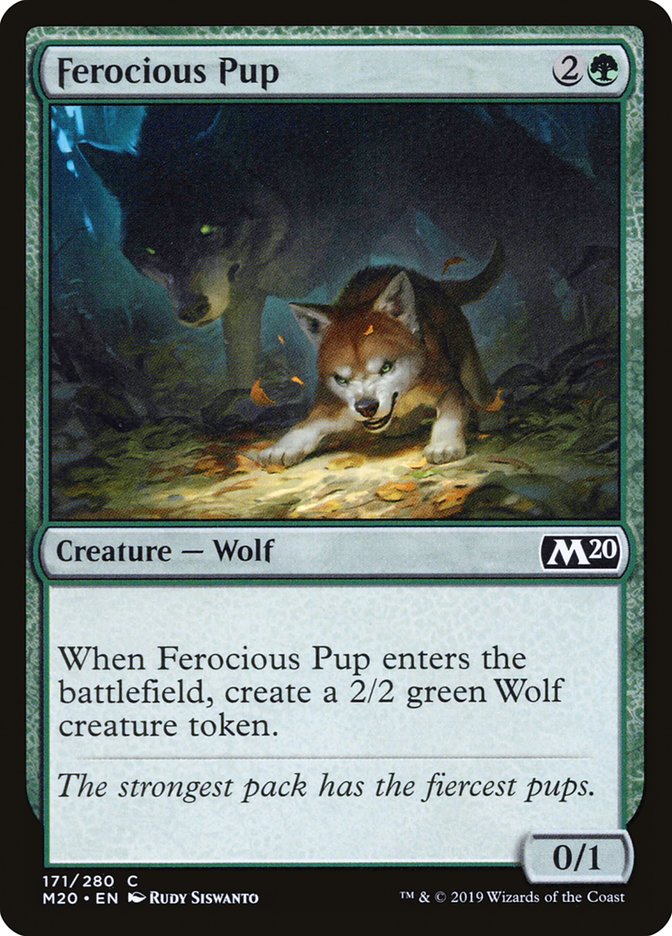 Ferocious Pup [Core Set 2020] | Tacoma Games