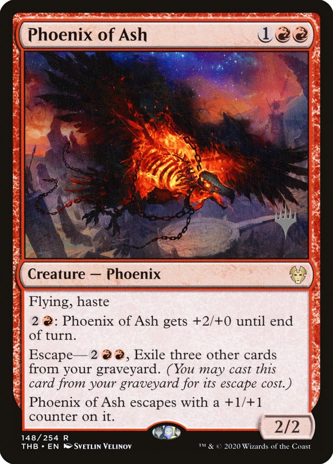 Phoenix of Ash (Promo Pack) [Theros Beyond Death Promos] | Tacoma Games
