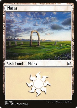 Plains (253) [Dominaria] | Tacoma Games