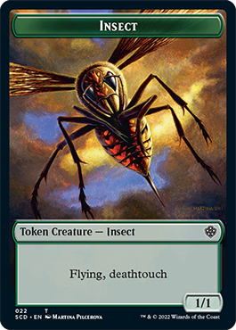 Insect // Cat Double-Sided Token [Starter Commander Decks] | Tacoma Games