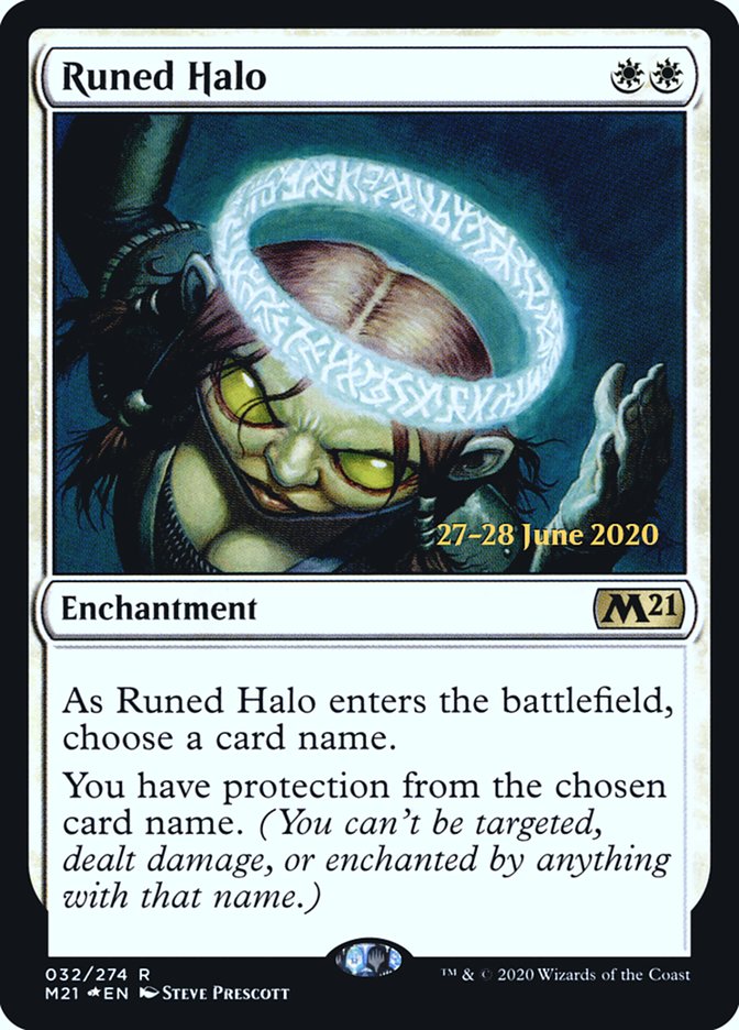 Runed Halo  [Core Set 2021 Prerelease Promos] | Tacoma Games