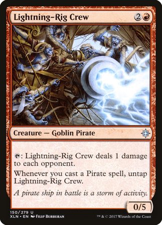 Lightning-Rig Crew [Ixalan] | Tacoma Games