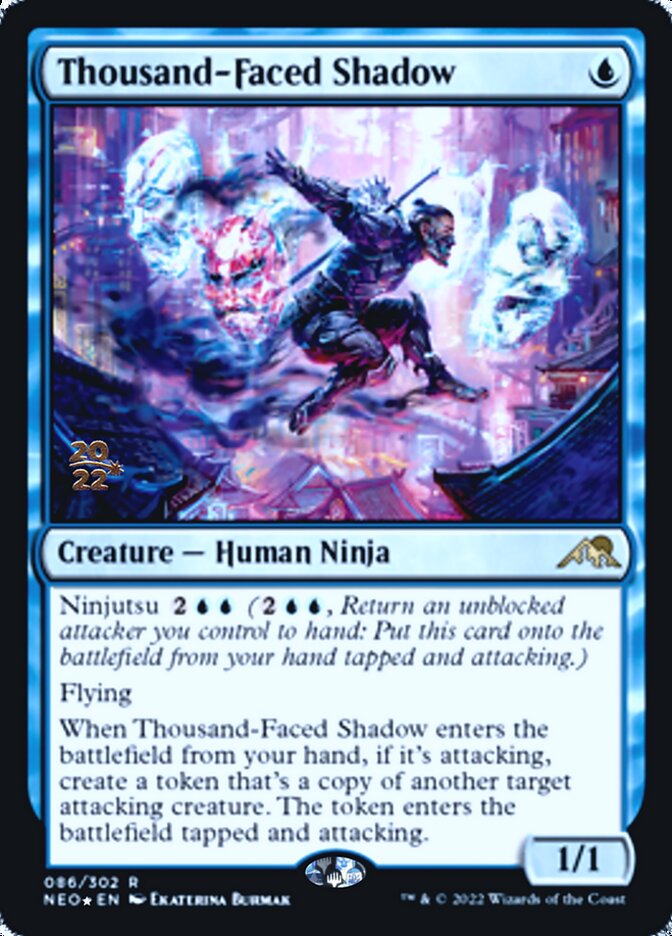 Thousand-Faced Shadow [Kamigawa: Neon Dynasty Prerelease Promos] | Tacoma Games