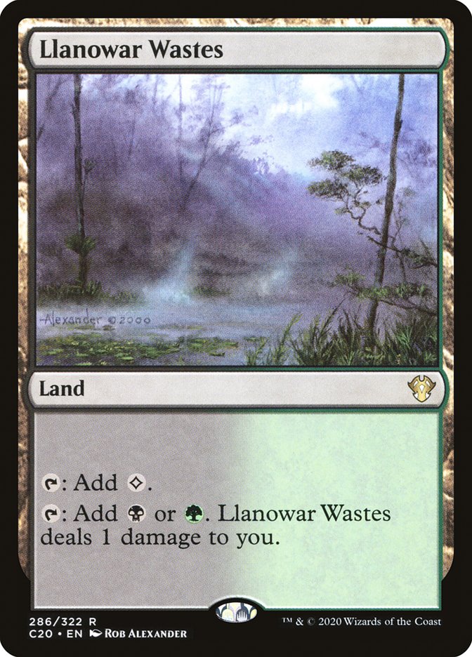 Llanowar Wastes [Commander 2020] | Tacoma Games